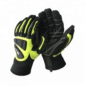 Handschuhe mit synthetischen Lederarbeit