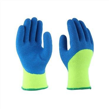 Winter-Sicherheitshandschuh mit Crinkle-Latexbeschichtung