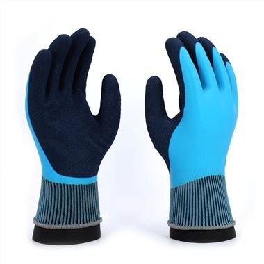 13 g doppelt getauchte, mit Glattlatex und Schaumlatex beschichtete Handschuhe